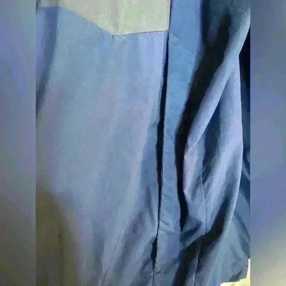 The North Face Hooded Windbreaker Jacket Navy Blue Men’s Large